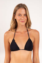 Carregar imagem no visualizador da galeria, Gallery: Rio De Sol Soutien Top Malibu-Black Frufru