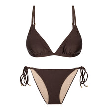Carregar imagem no visualizador da galeria, Product Front: Rio De Sol Set Set Shimmer-Coffee Tri-Fixo Ibiza-Comfy