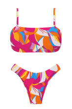 Carregar imagem no visualizador da galeria, Product Front: Rio De Sol Set Set Antelope Bandeau-Reto High-Leg