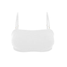 Carregar imagem no visualizador da galeria, Product Front: Rio De Sol Soutien Top Sand-White Bandeau-Reto