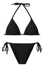 Carregar imagem no visualizador da galeria, Product Front: Rio De Sol Set Set Bora-Black Tri-Inv Lacinho
