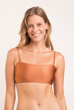 Carregar imagem no visualizador da galeria, Gallery: Rio De Sol Soutien Top Nocciola Bandeau-Reto