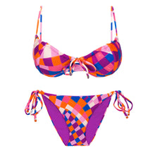 Carregar imagem no visualizador da galeria, Product Front: Rio De Sol Set Set Funny Balconet-Tie Ibiza-Comfy