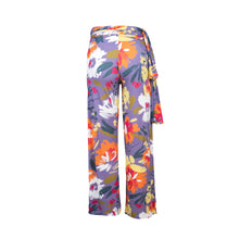 Carregar imagem no visualizador da galeria, Product Back: Rio De Sol Calça De Praia Garden-Flower Pants Knot