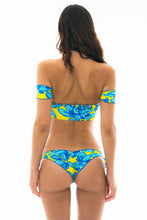 Carregar imagem no visualizador da galeria, Image 07: Rio De Sol Soutien Top Palmeira Azul Off Shoulder