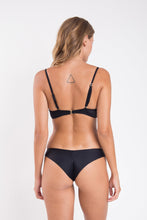 Carregar imagem no visualizador da galeria, Model Back: Rio De Sol Set Set Touch-Black Bandeau-Crispy Nice