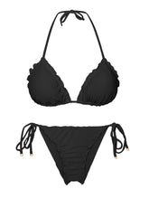 Carregar imagem no visualizador da galeria, Product Front: Rio De Sol Set Set Malibu-Black Frufru