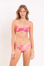 Carregar imagem no visualizador da galeria, Model Front: Rio De Sol Soutien Top Joyful Balconet-Tie