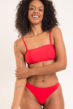 Carregar imagem no visualizador da galeria, Image 09: Rio De Sol Soutien Top Rouge Bandeau-Reto