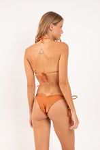 Carregar imagem no visualizador da galeria, Model Back: Rio De Sol Soutien Top Shimmer-Nocciola Frufru