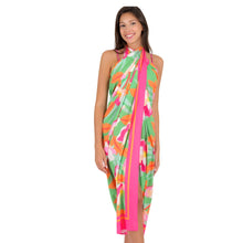 Carregar imagem no visualizador da galeria, Gallery: Rio De Sol Canga Green Bloom Canga