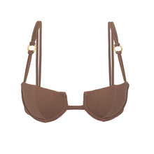 Carregar imagem no visualizador da galeria, Product Front: Rio De Sol Soutien Top Sand-Cappuccino Juliette-Aya