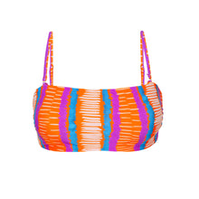Carregar imagem no visualizador da galeria, Product Front: Rio De Sol Soutien Top Stripes Bandeau-Reto