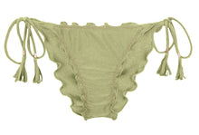 Carregar imagem no visualizador da galeria, Product Front: Rio De Sol Calcinha Bottom Oliva Frufru-Comfy