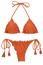 Carregar imagem no visualizador da galeria, Product Front: Rio De Sol Set Set Paprica Frufru-Fio
