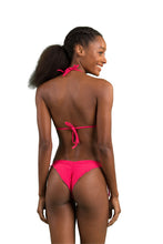 Carregar imagem no visualizador da galeria, Model Back: Rio De Sol Soutien Top Dots-Virtual-Pink Frufru