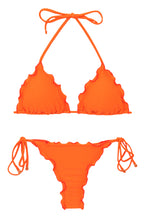 Carregar imagem no visualizador da galeria, Product Front: Rio De Sol Set Set Dots-Orange Frufru-Fio