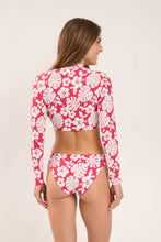 Carregar imagem no visualizador da galeria, Model Back: Wednesday In Hawaii By Rio De Sol Soutien Top Pua-Hibiscus Reef