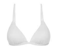 Carregar imagem no visualizador da galeria, Product Front: Rio De Sol Soutien Top Cotele-Branco Tri-Fixo