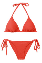 Carregar imagem no visualizador da galeria, Product Front: Rio De Sol Set Set Malibu-Chili Tri-Inv Cheeky-Tie