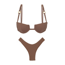 Carregar imagem no visualizador da galeria, Product Front: Rio De Sol Set Set Sand-Cappuccino Juliette-Aya Nara