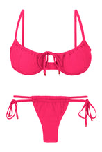 Carregar imagem no visualizador da galeria, Product Front: Rio De Sol Set Set Dots-Virtual-Pink Balconet-Tie Pipa
