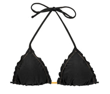 Carregar imagem no visualizador da galeria, Product Front: Rio De Sol Soutien Top Shimmer-Black Frufru