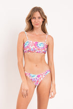 Carregar imagem no visualizador da galeria, Model Front: Rio De Sol Soutien Top Splash Bandeau-Reto