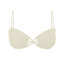 Carregar imagem no visualizador da galeria, Product Front: Rio De Sol Soutien Top Malibu-Natural Bandeau-Iris
