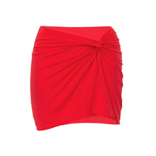 Carregar imagem no visualizador da galeria, Product Front: Rio De Sol Saia Rouge Skirt-Knot