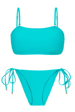 Carregar imagem no visualizador da galeria, Product Front: Rio De Sol Set Set Jade Bandeau-Reto Ibiza-Comfy