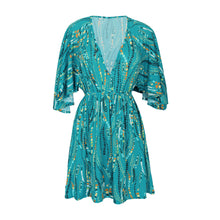 Carregar imagem no visualizador da galeria, Product Front: Rio De Sol Mini Dress Rain Mini Dress