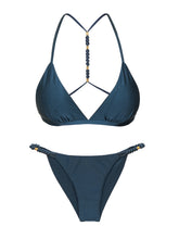Carregar imagem no visualizador da galeria, Product Front: Rio De Sol Set Set Shimmer-Shark Tri-Fixo-Noa Cheeky-Noa
