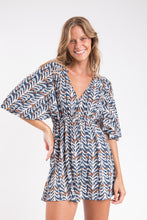 Carregar imagem no visualizador da galeria, Gallery: Rio De Sol Mini Dress Ikat Mini Dress