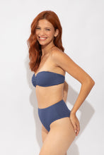 Carregar imagem no visualizador da galeria, Image 03: Rio De Sol Calcinha Bottom Carmel-Blue Hotpants