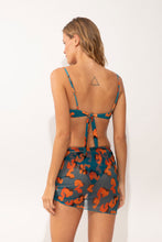 Carregar imagem no visualizador da galeria, Model Back: Rio De Sol Saia Luma Mini Skirt Ruched