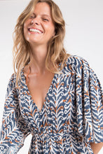Carregar imagem no visualizador da galeria, Image 07: Rio De Sol Mini Dress Ikat Mini Dress