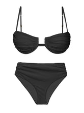 Carregar imagem no visualizador da galeria, Product Front: Rio De Sol Set Set Malibu-Black Zaya Amy