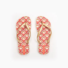 Carregar imagem no visualizador da galeria, Product Front: Rio De Sol Chinelos Floral-Scales Slim