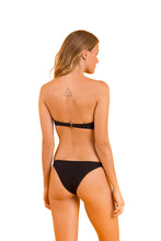 Carregar imagem no visualizador da galeria, Model Back: Rio De Sol Set Set Bora-Black Bandeau-Joy Leblon