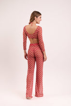 Carregar imagem no visualizador da galeria, Model Back: Rio De Sol Calça De Praia Floral-Scales Pants Lana