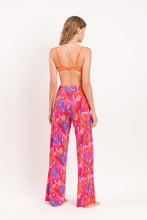 Carregar imagem no visualizador da galeria, Model Back: Rio De Sol Calça De Praia Flavors Wide Pants
