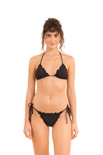 Carregar imagem no visualizador da galeria, Model Front: Rio De Sol Soutien Top Dots-Black Frufru