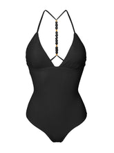 Carregar imagem no visualizador da galeria, Product Front: Rio De Sol Maiô Malibu-Black Alani-Op
