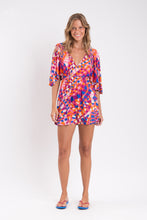 Carregar imagem no visualizador da galeria, Model Front: Rio De Sol Mini Dress Funny Mini Dress