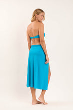 Carregar imagem no visualizador da galeria, Model Back: Rio De Sol Saia Fluity-Navega Long Skirt Knot