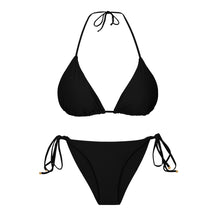 Carregar imagem no visualizador da galeria, Product Front: Rio De Sol Set Set Touch-Black Tri-Inv Cheeky-Tie