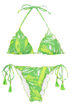 Carregar imagem no visualizador da galeria, Product Front: Rio De Sol Set Set Green-Palms Frufru