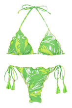 Carregar imagem no visualizador da galeria, Product Front: Rio De Sol Set Set Green-Palms Frufru-Fio