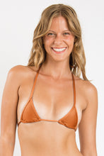 Carregar imagem no visualizador da galeria, Gallery: Rio De Sol Soutien Top Shimmer-Nocciola Tri-Mini